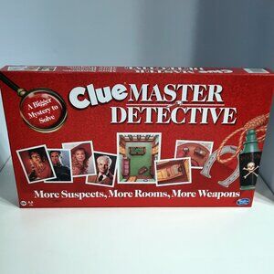 Clue Master Detective Board Game 2021 Version by Hasbro NEW Sealed Cards